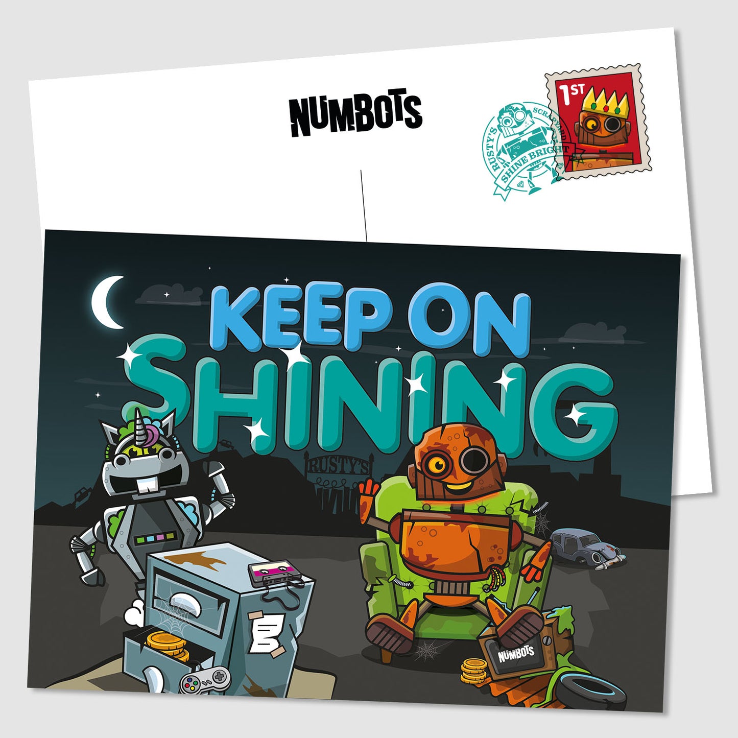 Keep on Shining Postcard (10 Pack)