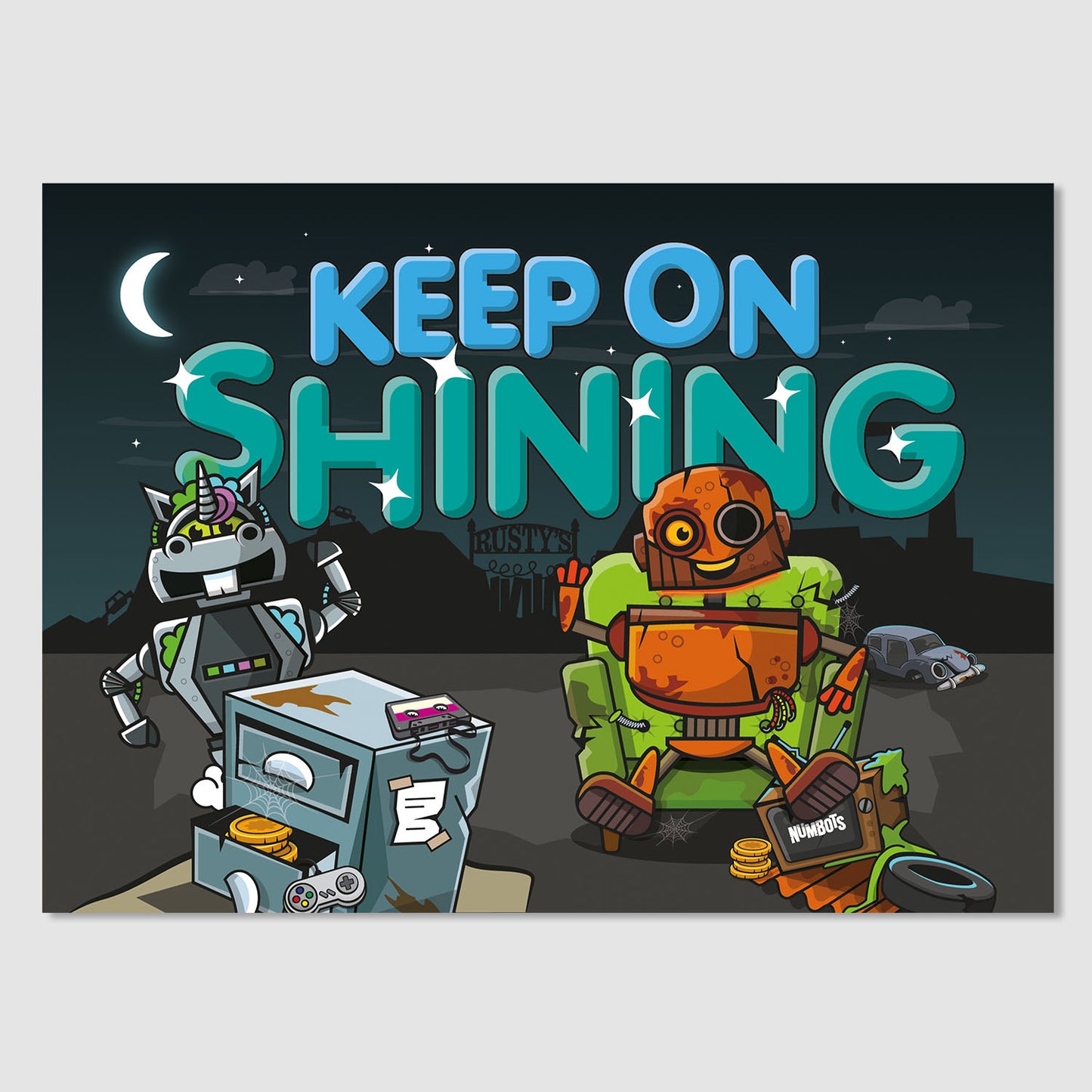 Keep on Shining Postcard (10 Pack)